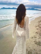 Bali Bell Sleeve Beach Maxi Dress Luxlife Brands