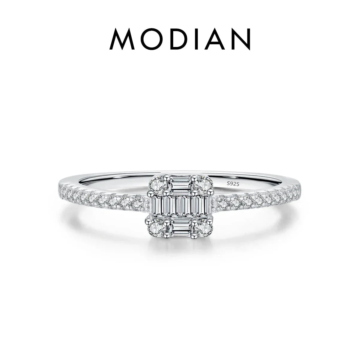 Solid 925 Sterling Silver CZ Ring Luxlife Brands
