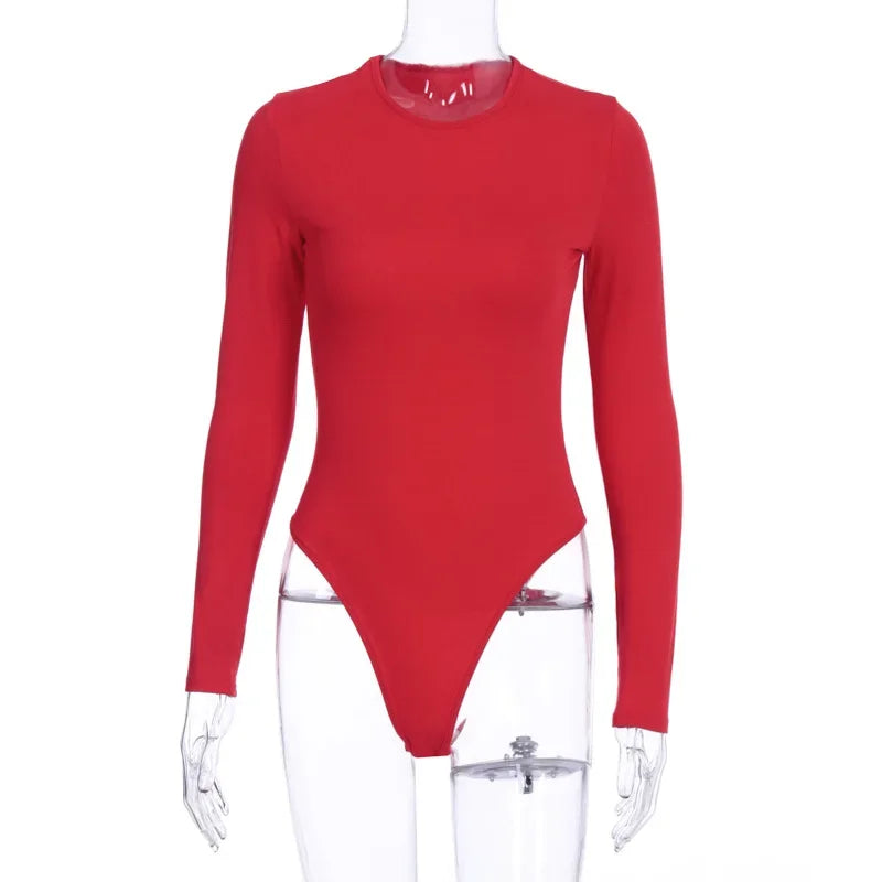 Fall Classic Long Sleeve Streetwear Bodysuit Luxlife Brands
