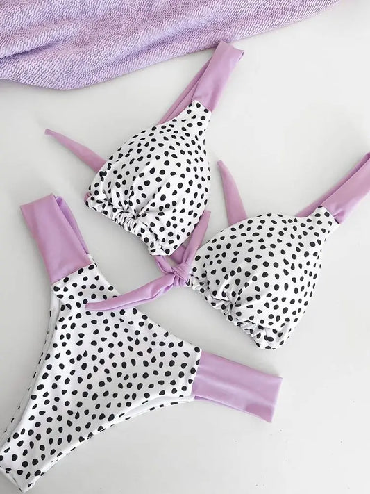 Polka Dot Bikini Set