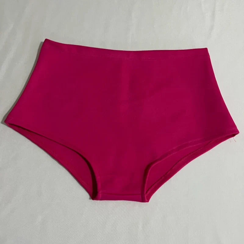 Mid-Rise Bodycon Performance Shorts