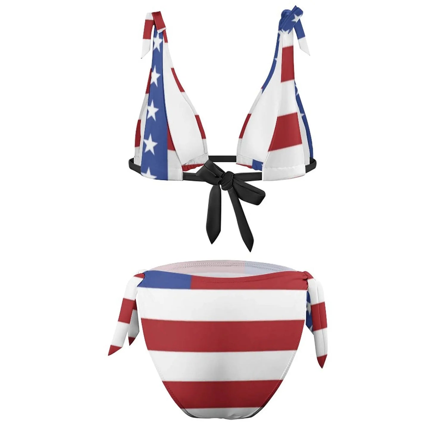American Flag Full Coverage Bikini