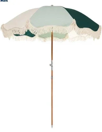 Portable BohoFringe Beach Umbrella