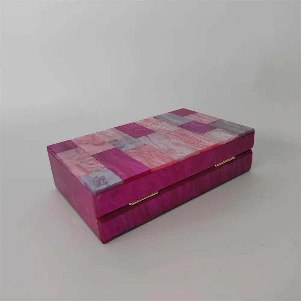 Lux Pearl Acrylic Evening Clutch LUXLIFE BRANDS