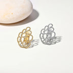 ATTAGEMS Snowflake Women's Earrings For Party S925 Silver Moissanite Earrings D VVS1 Yellow Gold Plated Gifts Sparkling Jewelry Luxlife Brands