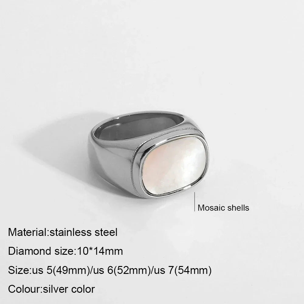Fashion Ring 316L Stainless Steel Ring Anillo Ringen Mujer Women Rings Bague Couple Matching Jewlery Fashion Gifts Do not fade Luxlife Brands