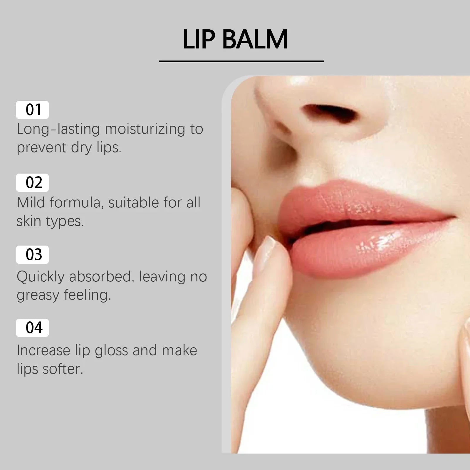 Lip Balm Deep Moisturizing Reduce Lip Lines Removal Dead Skin Exfoliating Anti Dry Long Lasting Nourishment Daily Care Lip Balm Luxlife Brands