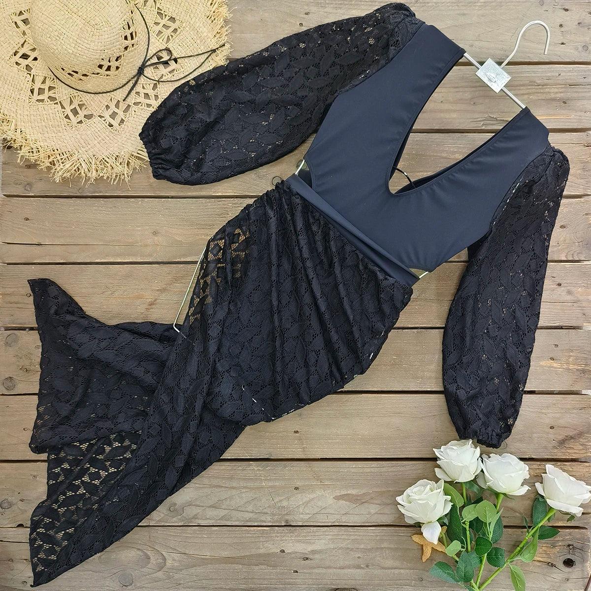 Vienna Long Sleeve Swimwear Set Luxlife Brands