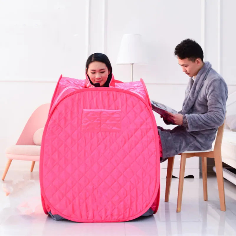 Foldable Steam Sauna Box LUXLIFE BRANDS