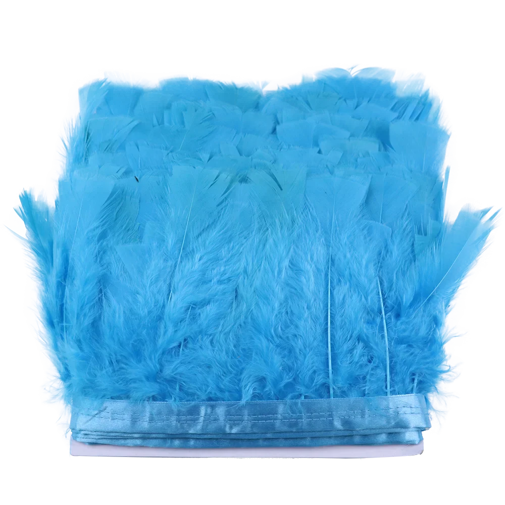 Professional Turkey Feather Fringe Trim 10-15cm