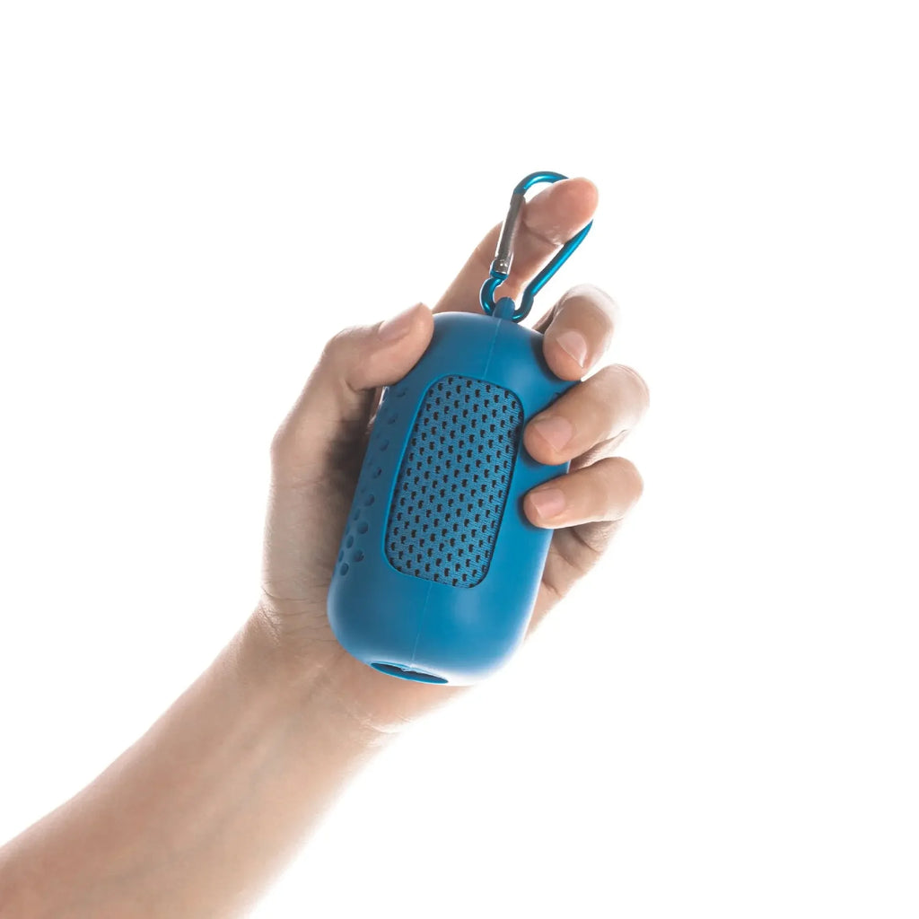 Portable Fitness Towel In A Silicone Bag