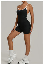 Workout Jumpsuit Sports Overalls Women Rompers Gym Clothing Running Bodysuits Fitness Suits Gym Tracksuit Sportswear Yoga Set Luxlife Brands