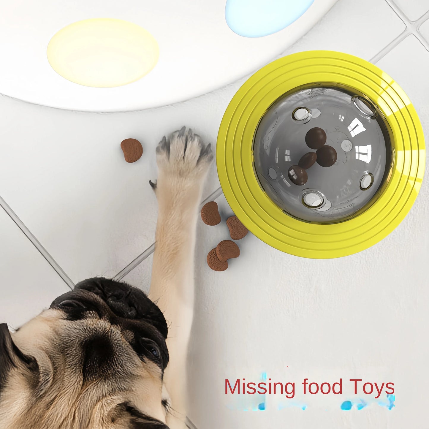 Dog Toys Increase Intelligence Elliptical Track Rolling Ball Leaky Food Develop Good Habits Sturdy Durable Interactive Pet Toy