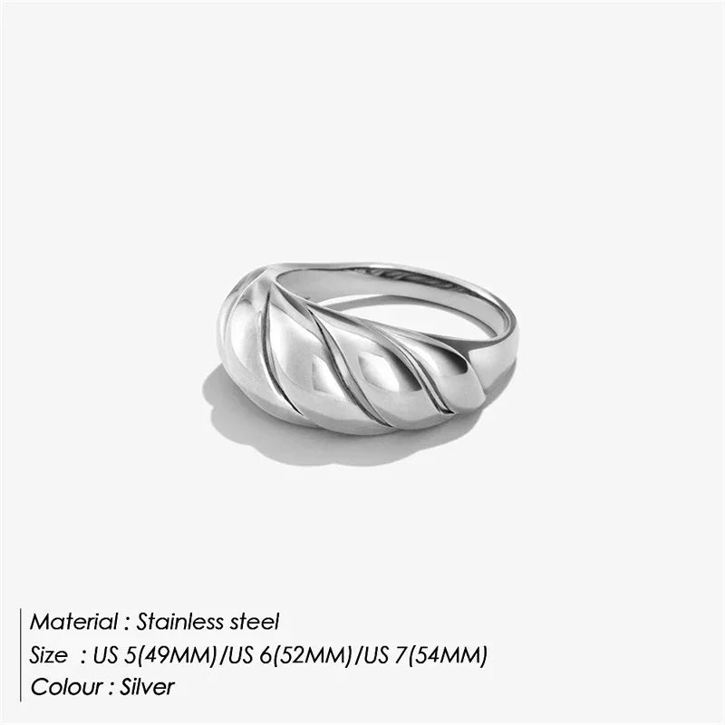 Fashion Ring 316L Stainless Steel Ring Anillo Ringen Mujer Women Rings Bague Couple Matching Jewlery Fashion Gifts Do not fade Luxlife Brands