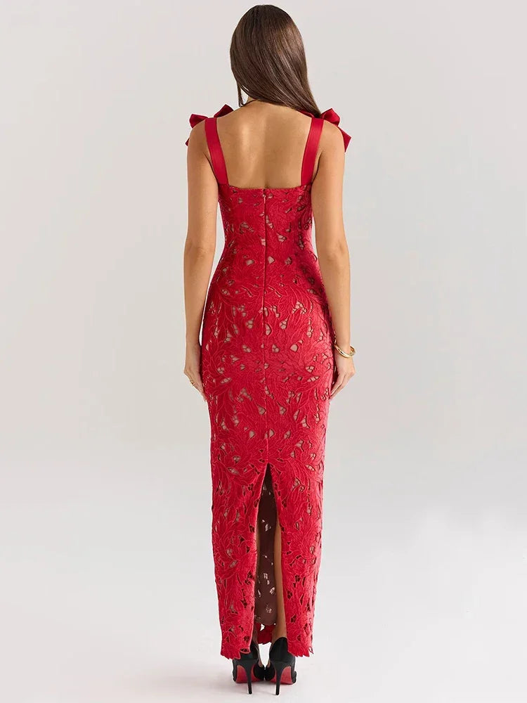 Harmony Lace Maxi Dress Luxlife Brands