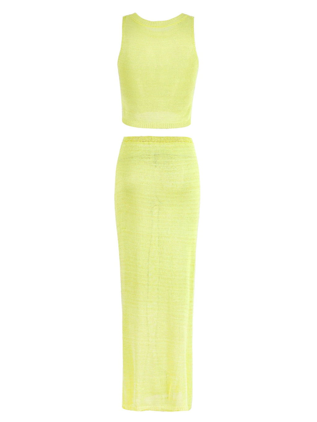 Women Sexy Knit See-through Shiny Top Half Long Skirt Set 2025 Summer Beachwear Swimsuit Cover Up 2 Piece Party Club Outfit K68 Luxlife Brands