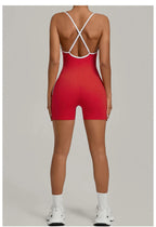 Workout Jumpsuit Sports Overalls Women Rompers Gym Clothing Running Bodysuits Fitness Suits Gym Tracksuit Sportswear Yoga Set Luxlife Brands
