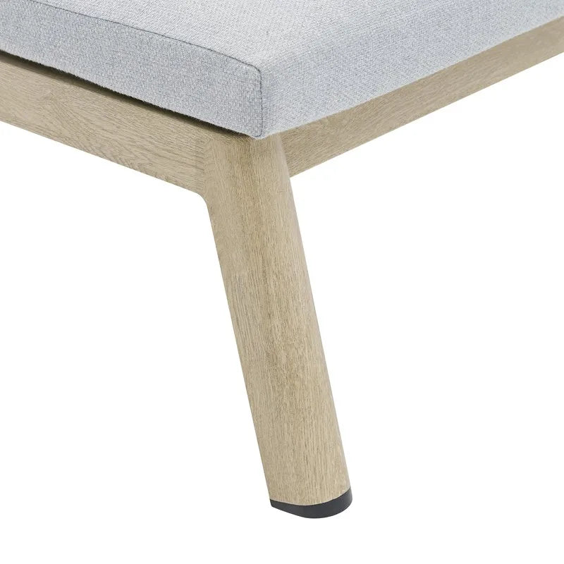 Aluminum Natural Fabric Sun Lounger  Swimming Pool Outdoor Furniture Garden Set Terrace Hotel Beach Sling Chair Outdoor Living