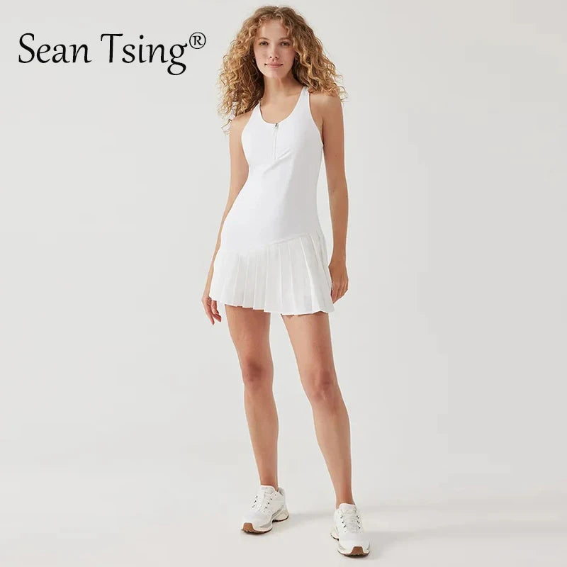 Sean Tsing® Golf Tennis Dress with Shorts