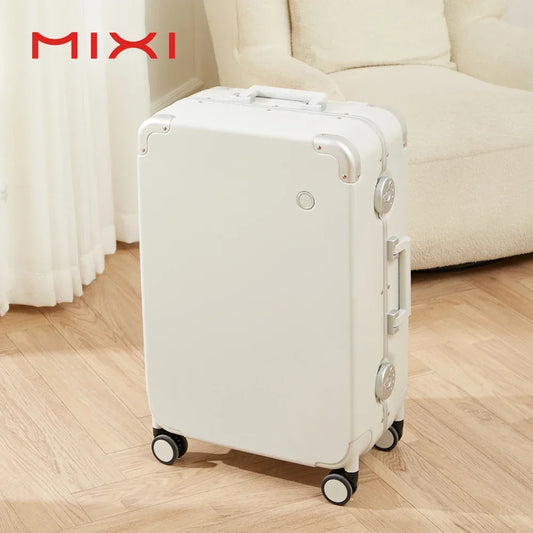 Carry On Luggage 20'' Rolling Luggage Aluminum Frame PC Hardside with Spinner Wheels TSA Lock 24''