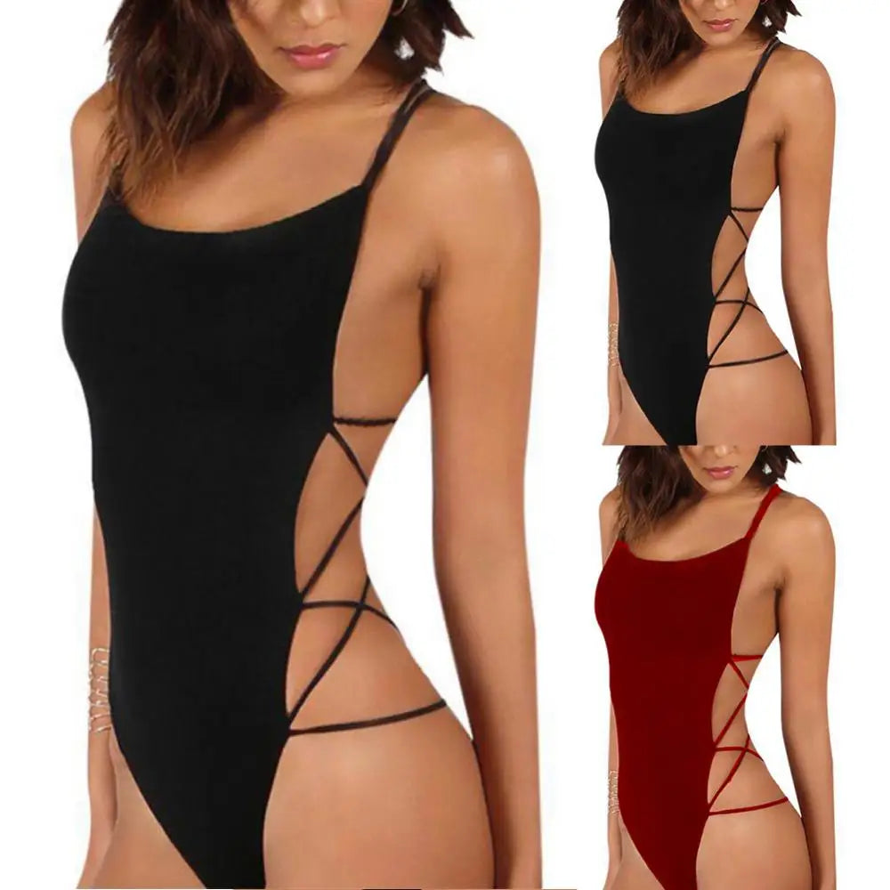 Push Up High Waist One Piece Swimsuit