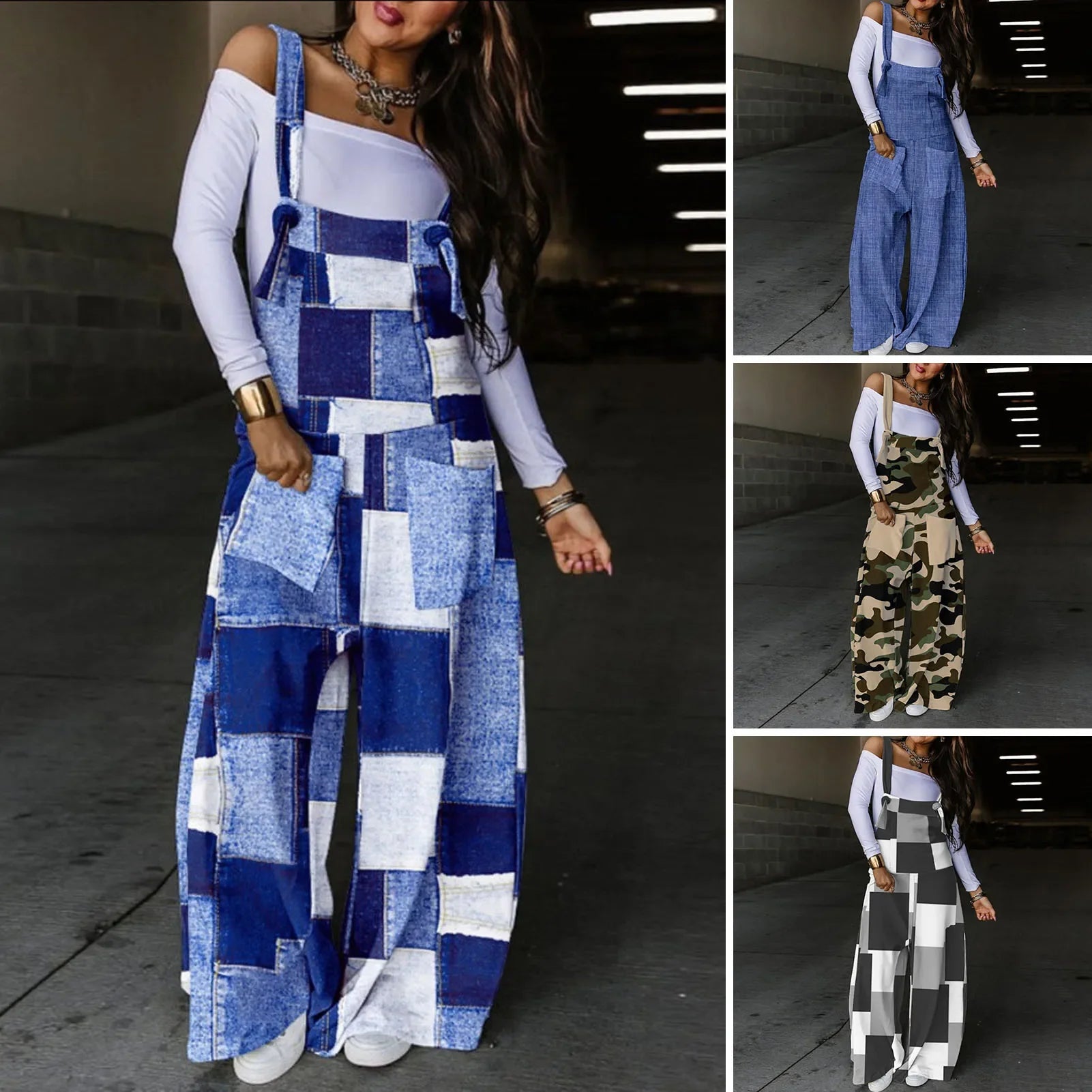 Women’s Harlem Jumpsuit Size S-5XL LUXLIFE BRANDS