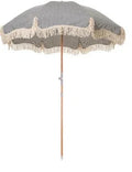 Portable BohoFringe Beach Umbrella Luxlife Brands