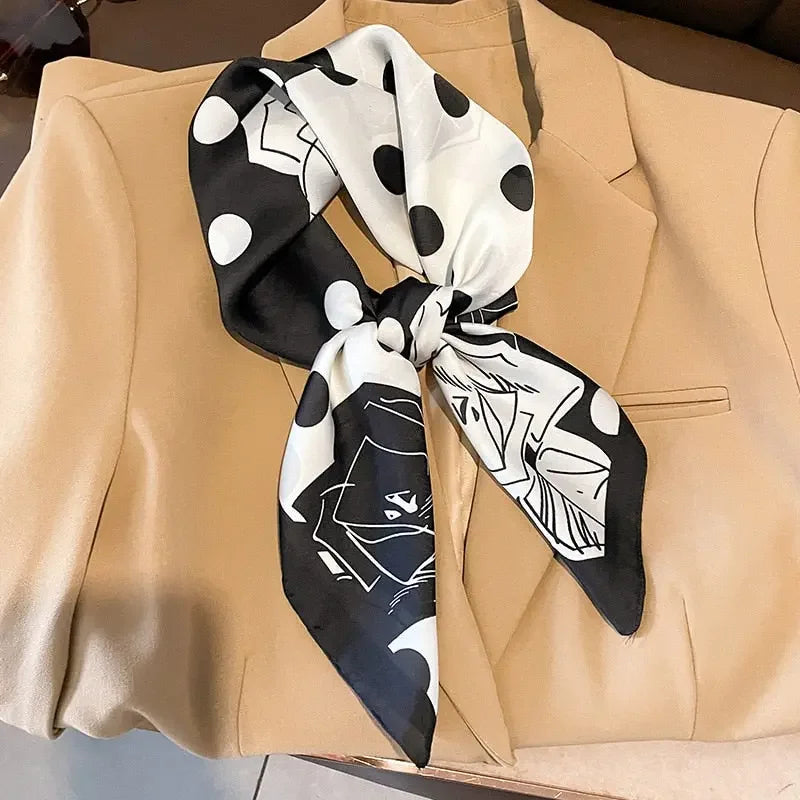 Saturday Afternoon Silk Square Scarf