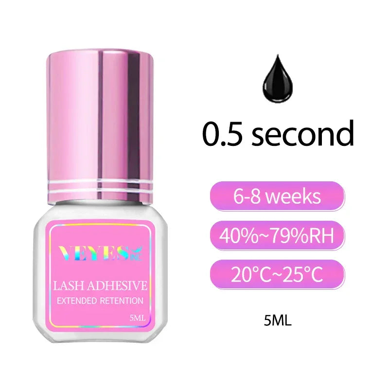 Veyes Inc Eyelash Extensions Glue 5 Days Free Shipping from US Veyelash 7 Weeks Retention Volume Lash Adhesive Makeup Tools Luxlife Brands