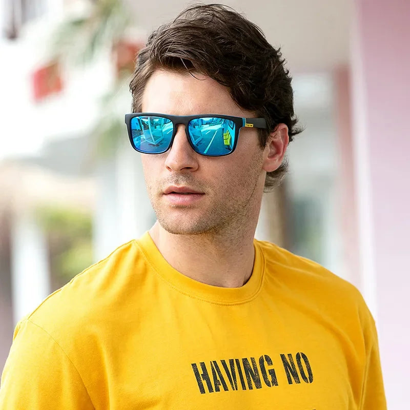 Fashion Square Vintage Polarized Sunglasses Men Women Retro Driving Fishing Luxury Brand Designer Sun Glasses UV400 Eyewear Luxlife Brands