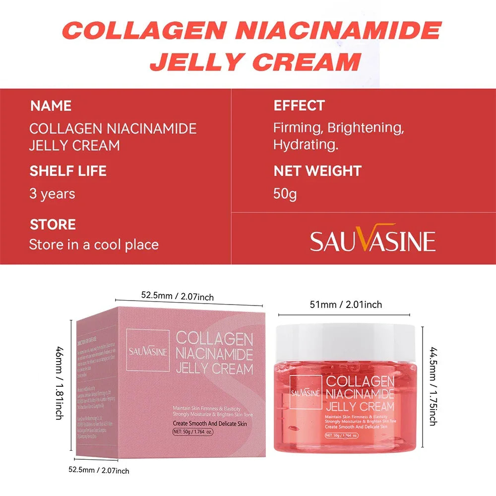 Korean Skin Care 50g Collagen Niacinamide and Hydrolyzed Collagen Lasting Moisturizing Deeply Hydrates Night Care Mask Cream