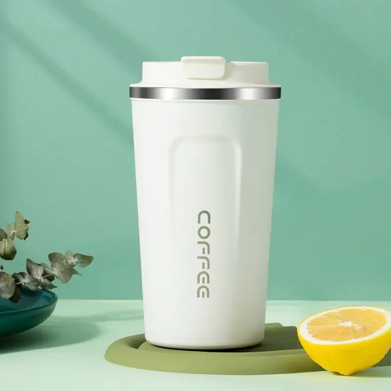 Stainless Steel Coffee Cup 380/510ML Thermos Mug Leak-Proof Thermos Travel Thermal Vacuum Flask Insulated Cup Water Bottle