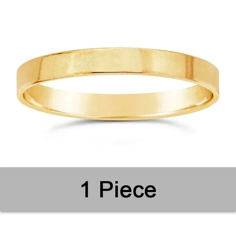 LOVE 14K Gold 2.25mm Flat Ring
