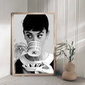 Audrey Hepburn Classic Anime Poster Waterproof Paper Sticker Coffee House Bar Room Wall Decor