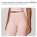 Hearuisavy Women 2 Piece Sport Pants Set Gym Sportswear Workout Short Sleeves Female Push Up Yoga Pants Running Fitness Clothing Luxlife Brands