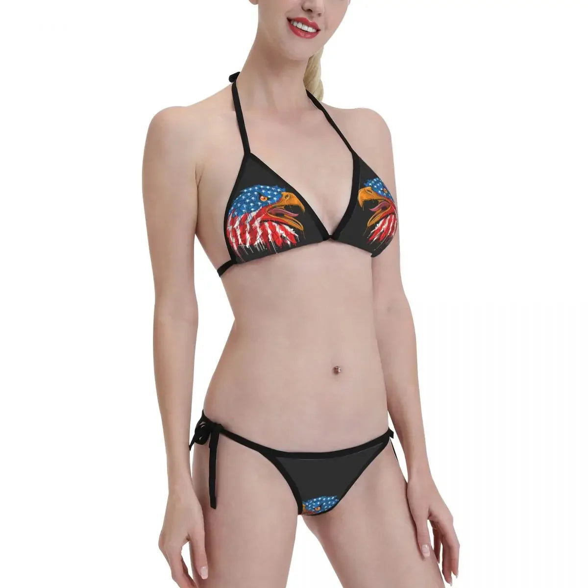 Eagle USA String Bikini LUXLIFE BRANDS