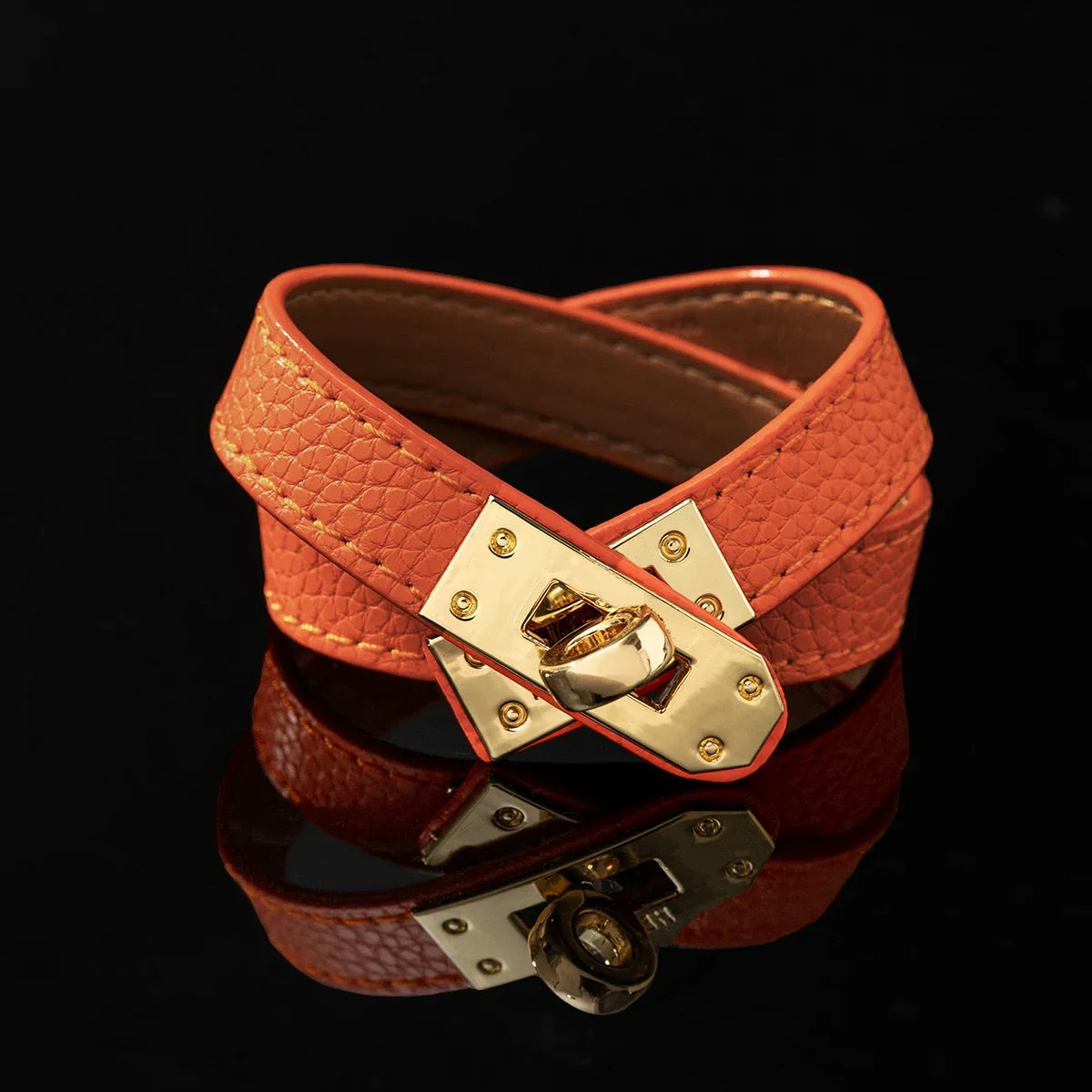 Luxury Faux Leather Wrap Bracelet