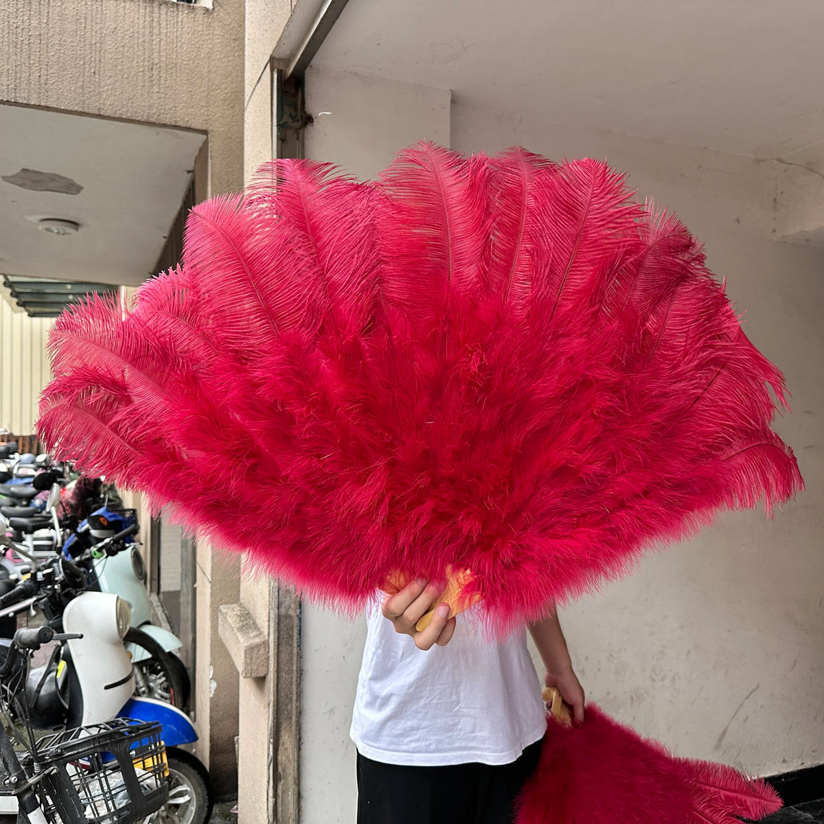 90CM Ostrich Feather Fans