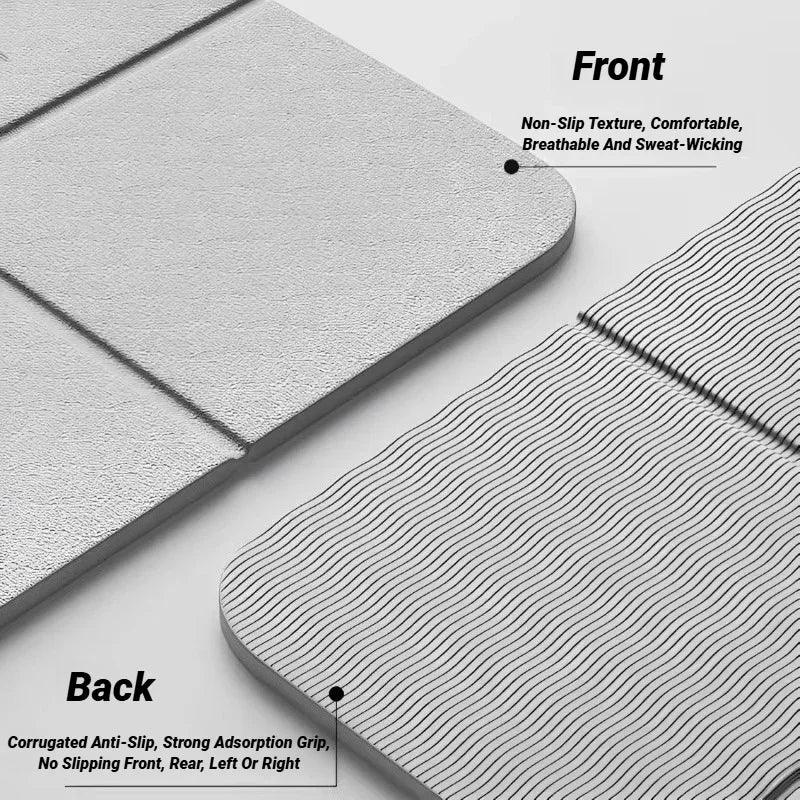 Non Slip Foldable Yoga Mat Eco Friendly