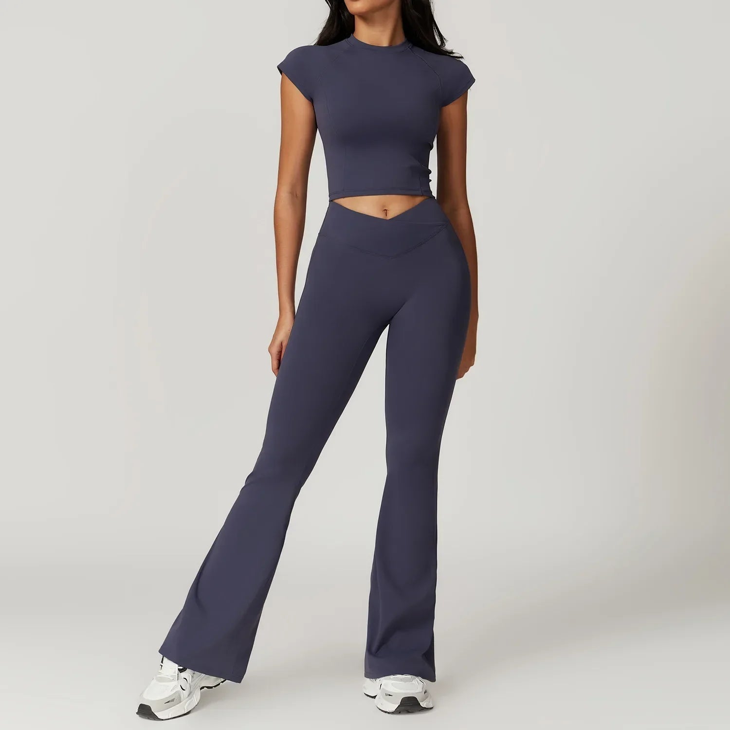 Lucid High Waist Flare Leg Yoga Set Luxlife Brands
