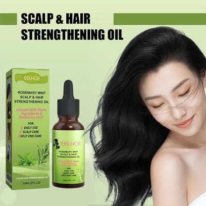 Batana Rosemary Mint Scalp Hair Strengthening Oil