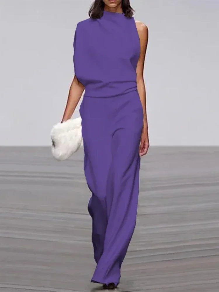 LUX Designer Wide Leg Jumpsuit