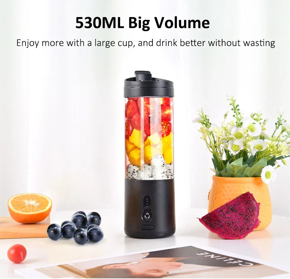 PulseMate Mini Portable Blender USB Charging