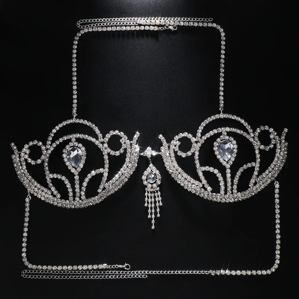 Crystal Bikini Top Body Chain