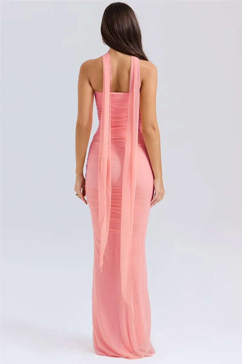 Elegant Wine Strapless Maxi Skirt Set Luxlife Brands