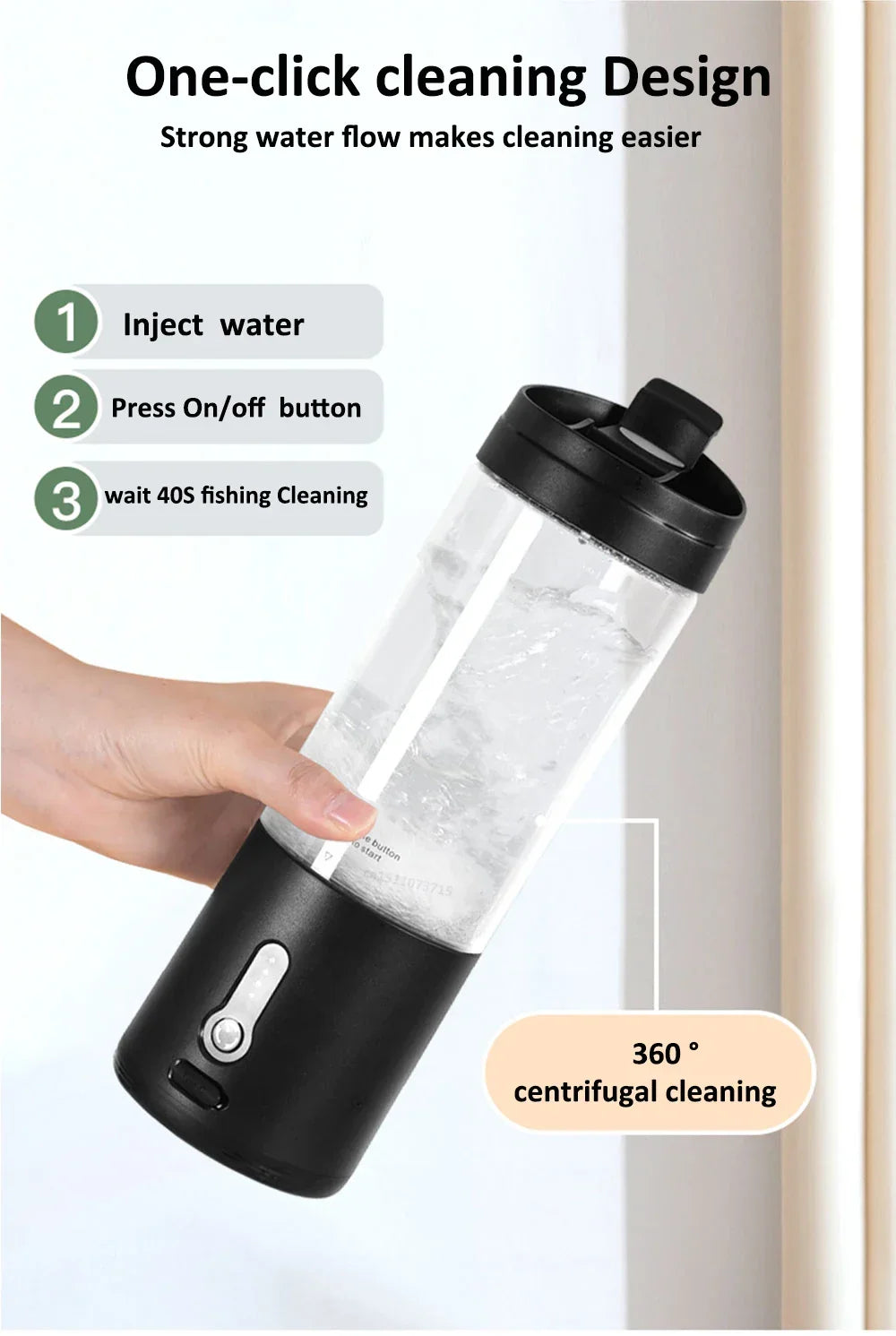 PulseMate Mini Portable Blender USB Charging