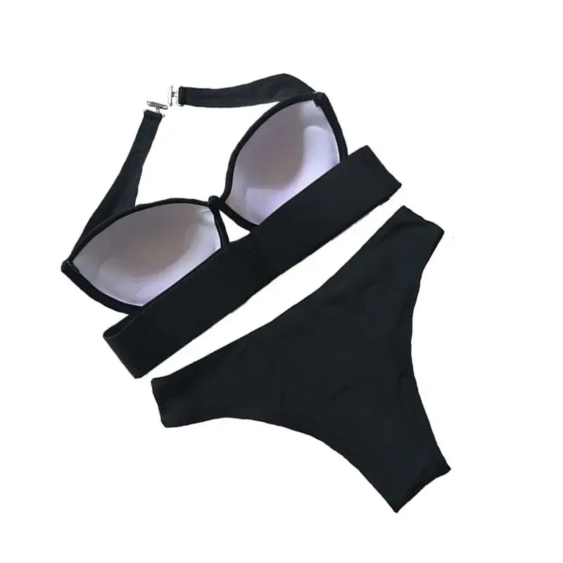 Bikini Swimwear Women 2022 New Bikini Bra Black Pack Swimsuit Women&#39;s Swimsuit Bikini