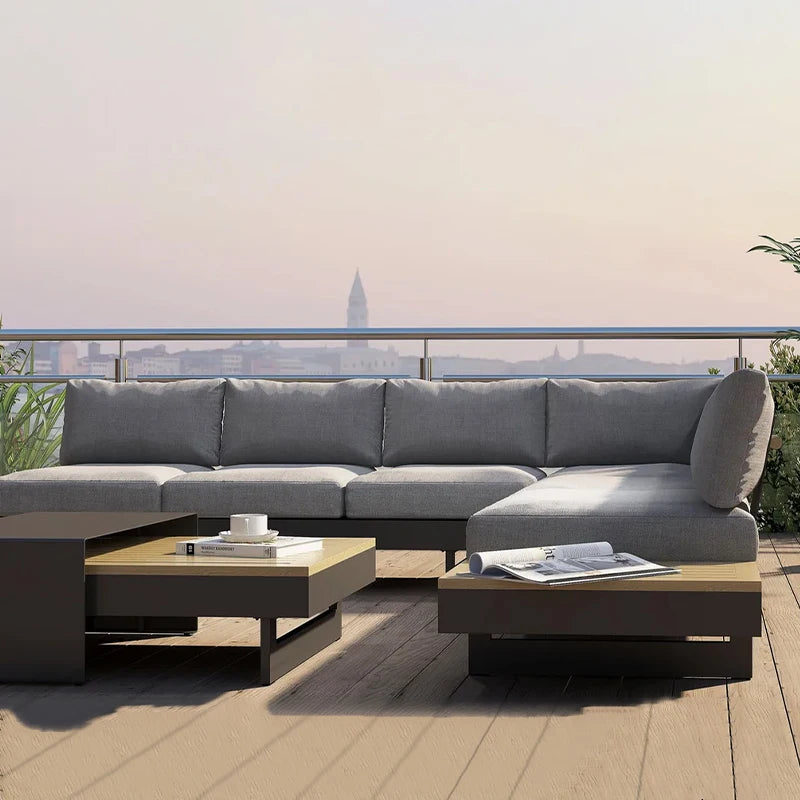 Garden Furniture Deep Seating Patio Set Sun Lounger Outdoor Furniture Daybed