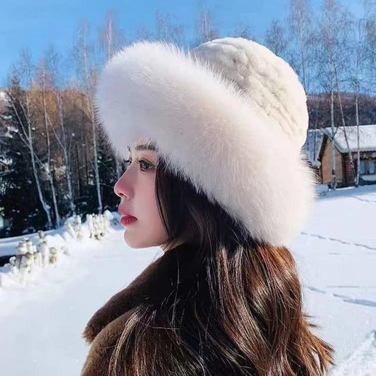 Rabbit Fur Winter Hat LUXLIFE BRANDS