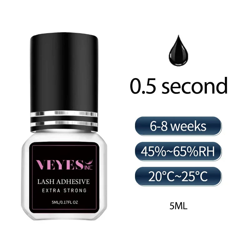 Veyes Inc Eyelash Extensions Glue 5 Days Free Shipping from US Veyelash 7 Weeks Retention Volume Lash Adhesive Makeup Tools Luxlife Brands